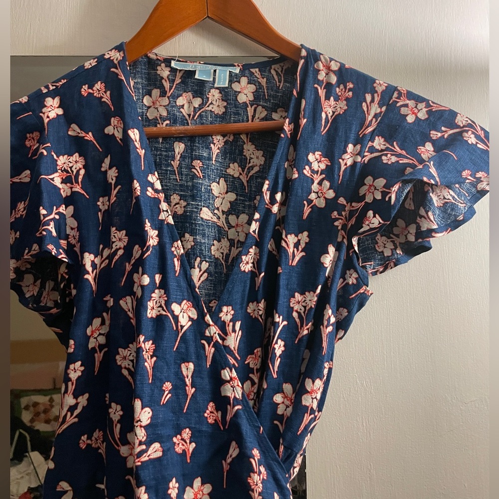 Draper James Linen Midi Dress